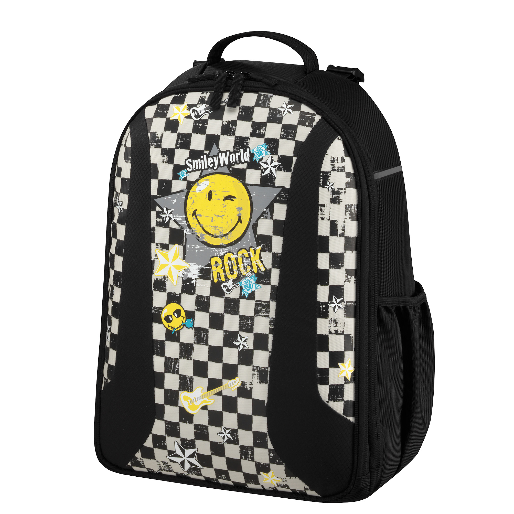 Rucsac ergonomic HERLITZ Be.Bag Airgo Smiley World Rock