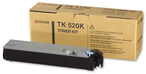 Toner, black, 6.000 pagini, KYOCERA TK-520K