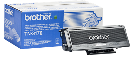 Toner, black, BROTHER TN3170