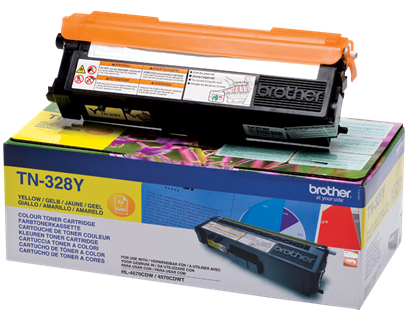 Toner, yellow, BROTHER TN328Y