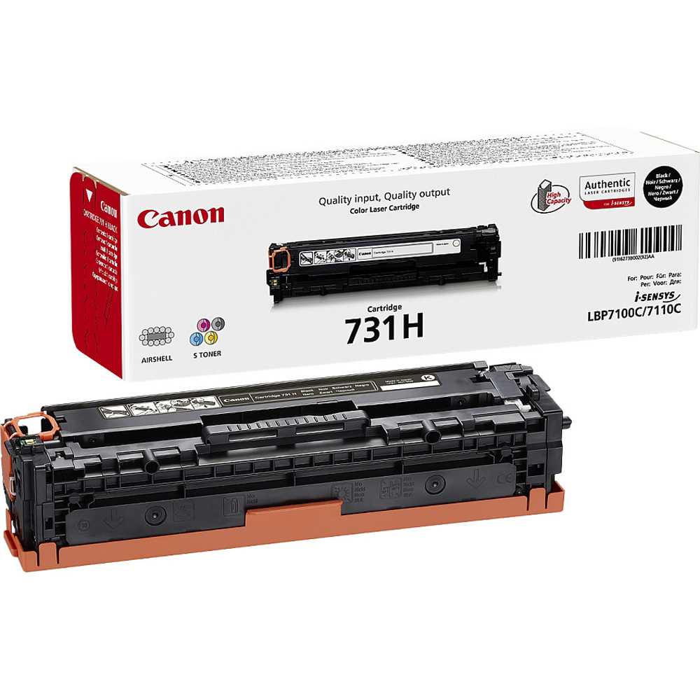 Toner, black, CANON CRG-731HB