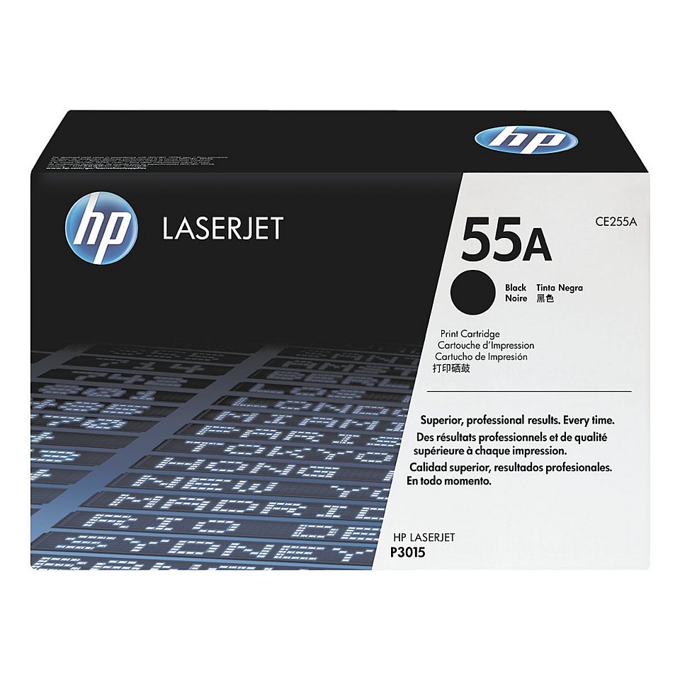 Toner, black, Nr. 55A, HP CE255A