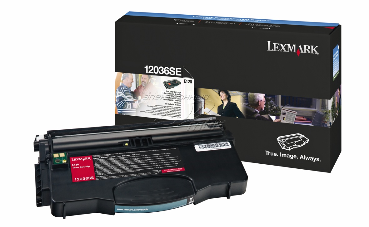 Toner, black, LEXMARK 12036SE