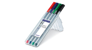 Set liner 0.3mm, 4 culori/set, STAEDTLER Triplus