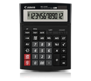 Calculator de birou, 12 digiti, CANON WS-1210T