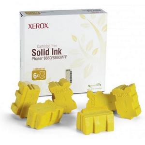 Cartus, yellow, 6 stick, XEROX 108R00819