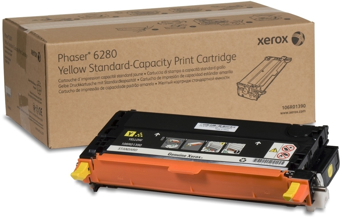 Toner, yellow, XEROX 106R01390