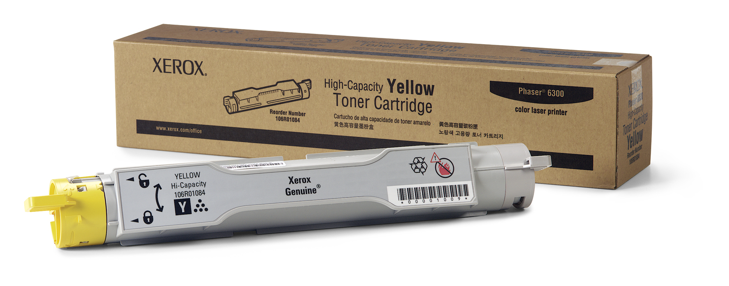 Toner, yellow, XEROX 106R01084