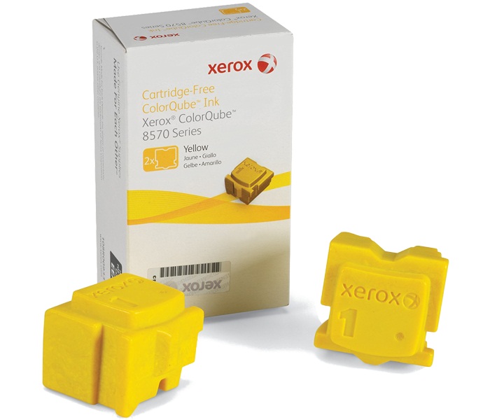 Cartus, yellow, 2 sticks, XEROX 108R00938